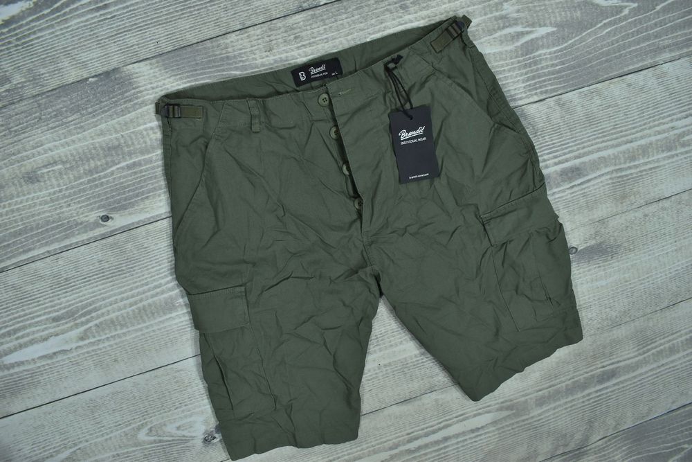 Brandit Męskie Spodenki Cargo Bojówki Ripstop L Nowe