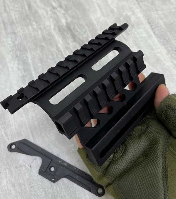Міцний кронштейн на АК, дві планки, ластівчин хвіст в комплекті