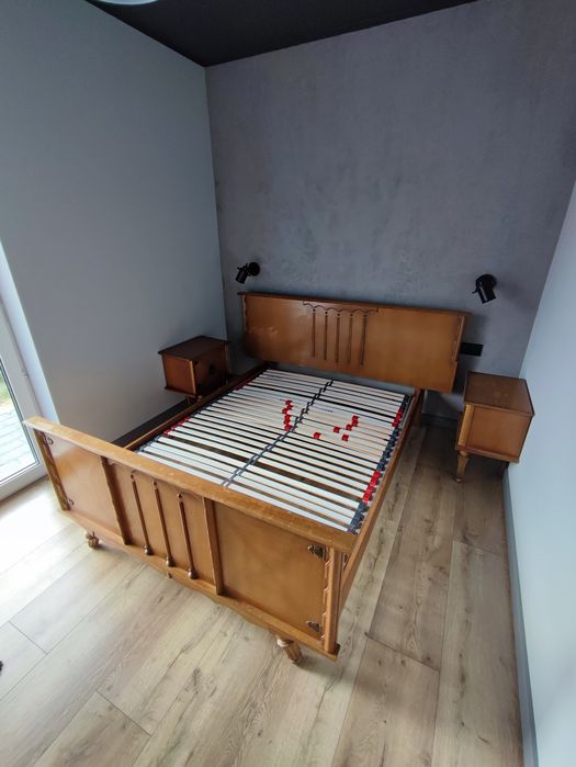 Łóżko flamandzkie 140x200 + dwie szafki - TRANSPORT