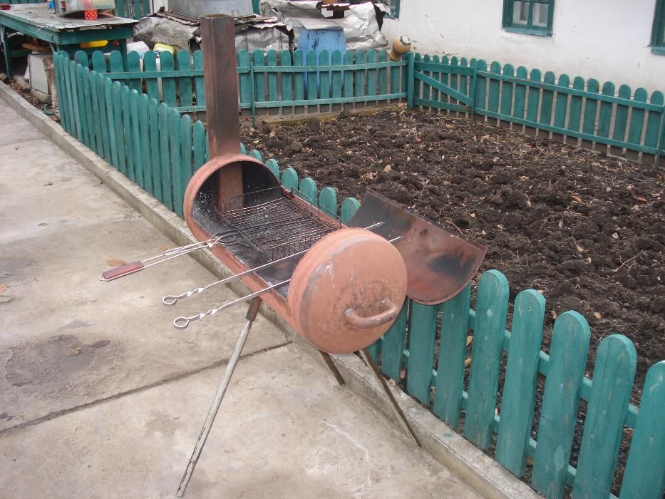 продам мангал сделанный из газового балона