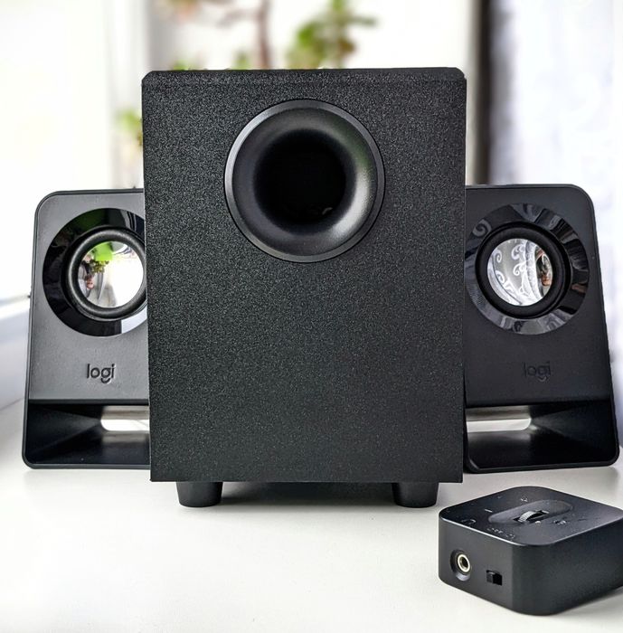 Колонки для ПК с сабвуфером Logitech z213 стан відмінний