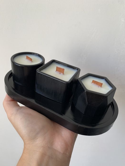 Свечи свічки кашпо гіпс горщик для свічок