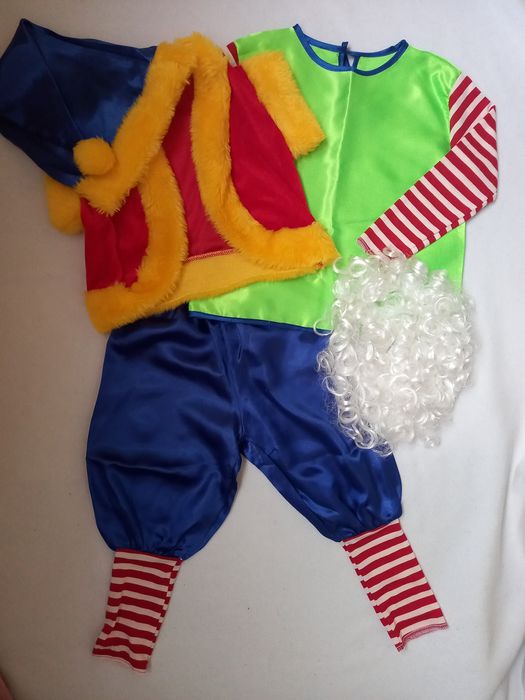 Карнавальний костюм на хлопчика на новорічне свято гном пряник пігвін