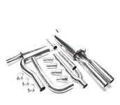 LINHA DE ESCAPE EM INOX PARA AUDI A4 B5