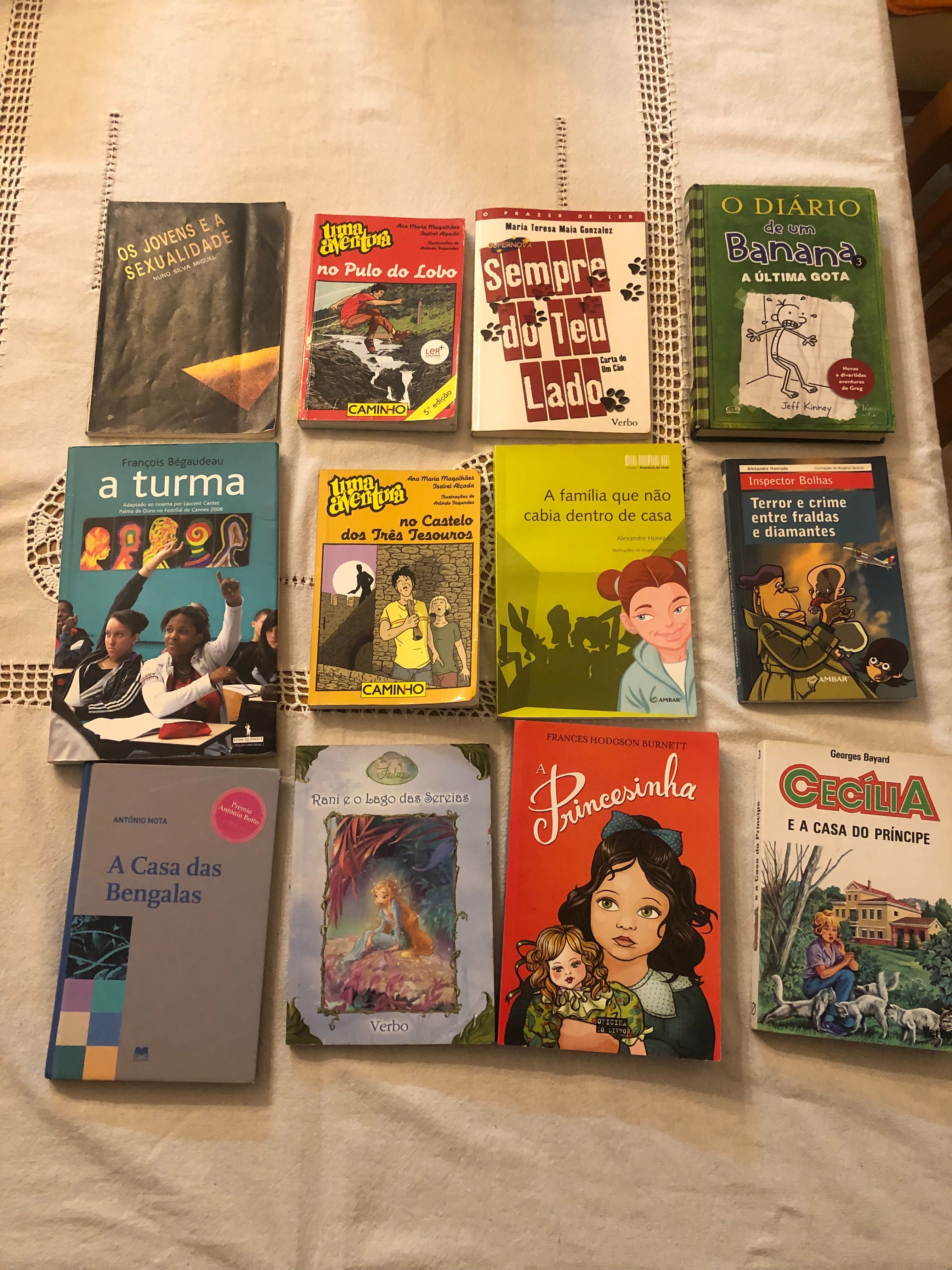 Vários livros de infantil ,juvenilidade adulto