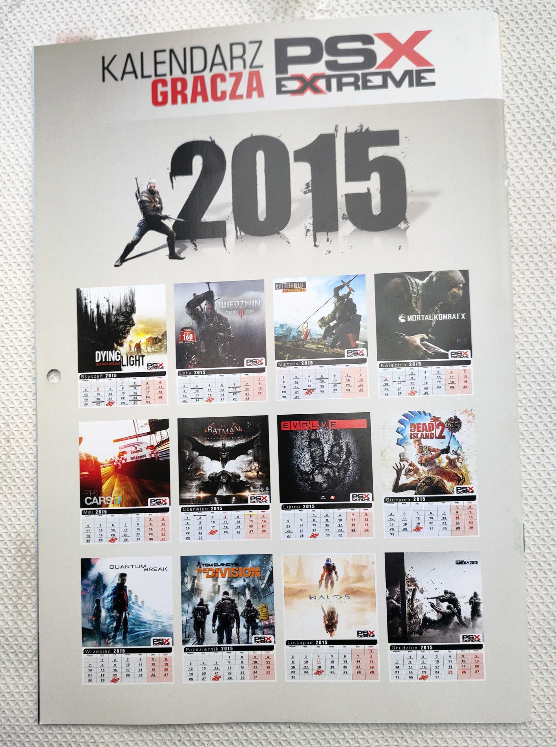 PSX Extreme cały rocznik 2014 - 12 numerów z kalendarzem