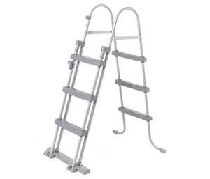 Escada piscina com degraus removíveis 91-107 cm