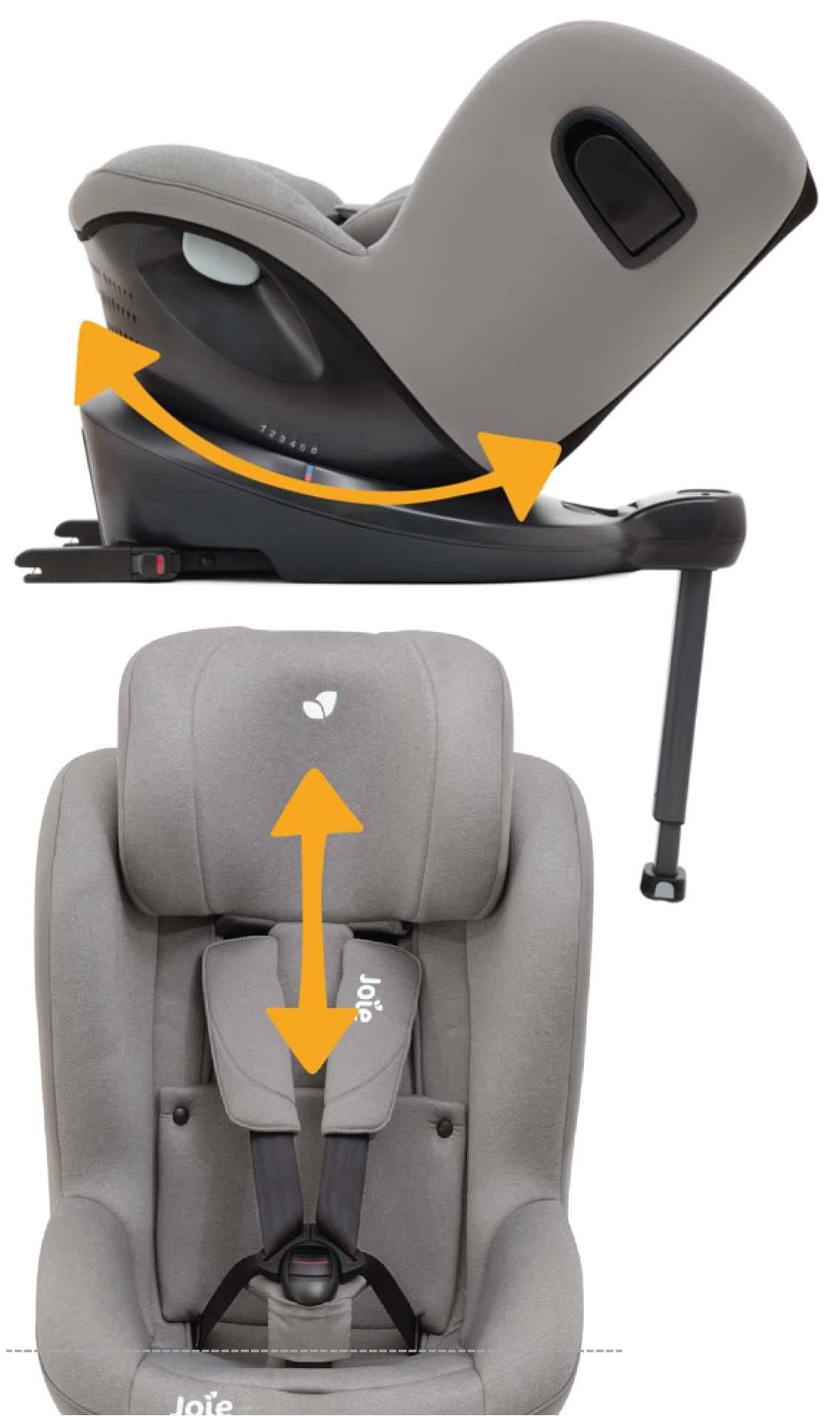 Cadeira bebé giratória 360⁰ c/isofix (Como nova)