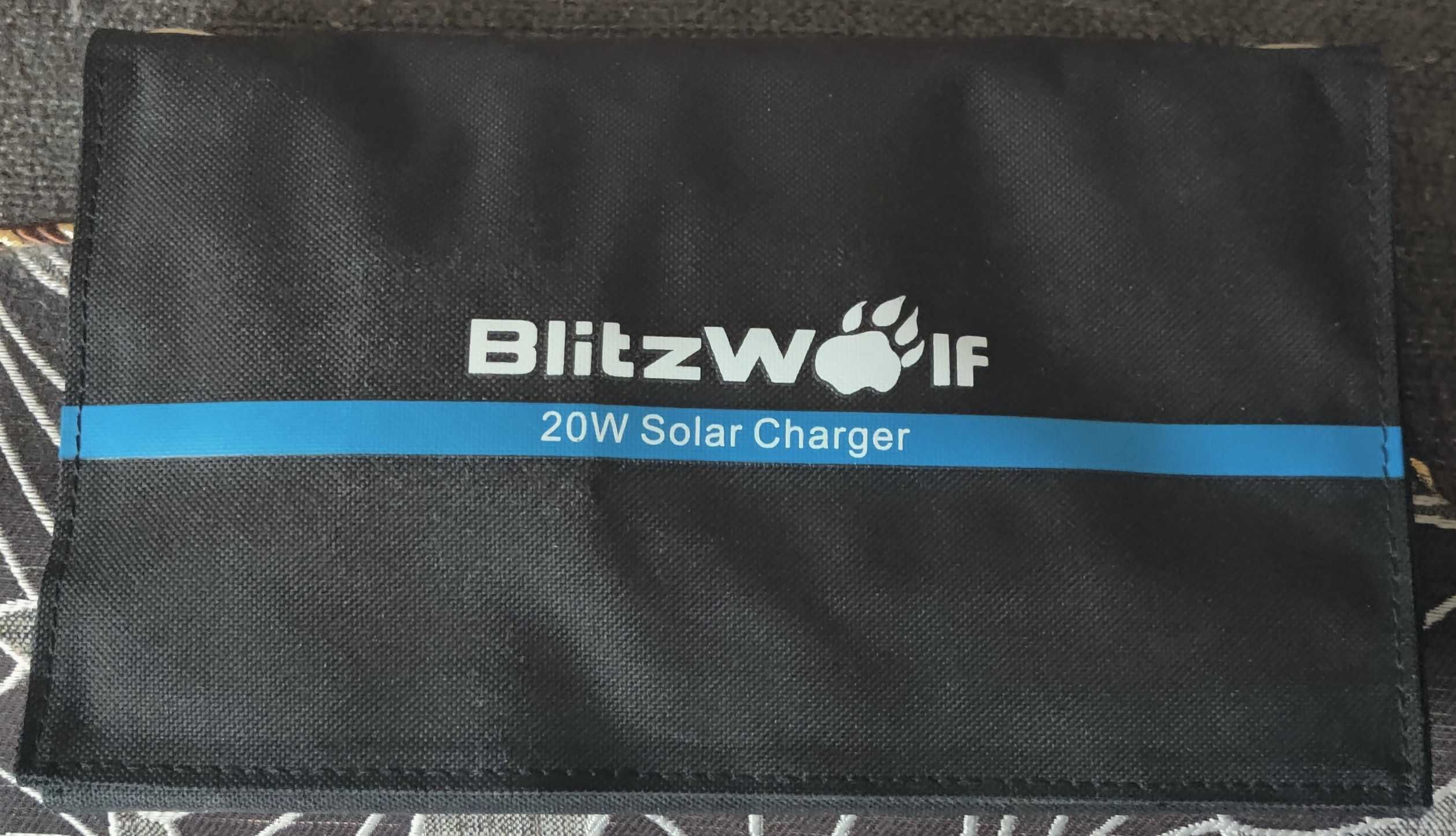 Портативна сонячна батарея BlitzWolf BW-L1 20W 3A