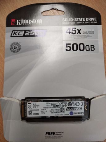 Продам накопитель SSD M.2 2280 500GB Kingston(SKC2500M8/500G)  Новый