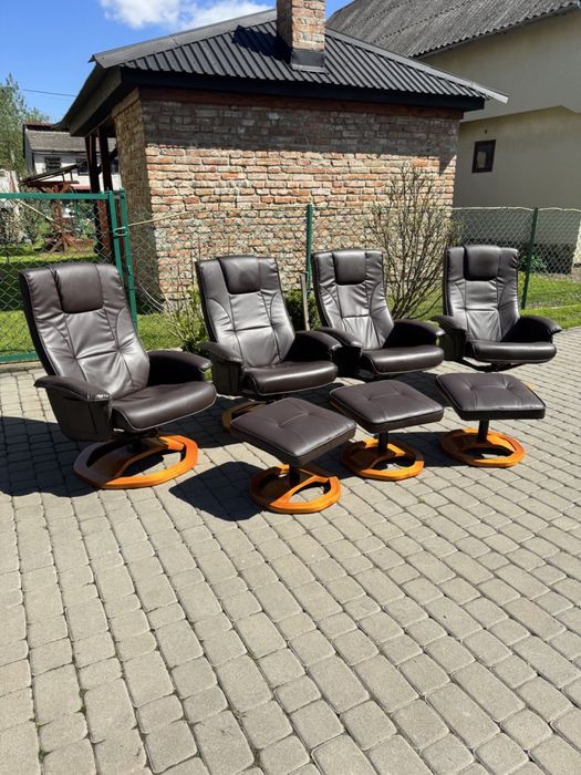 Крісло реклайнер шкіряне крісло офісне крісло релакс