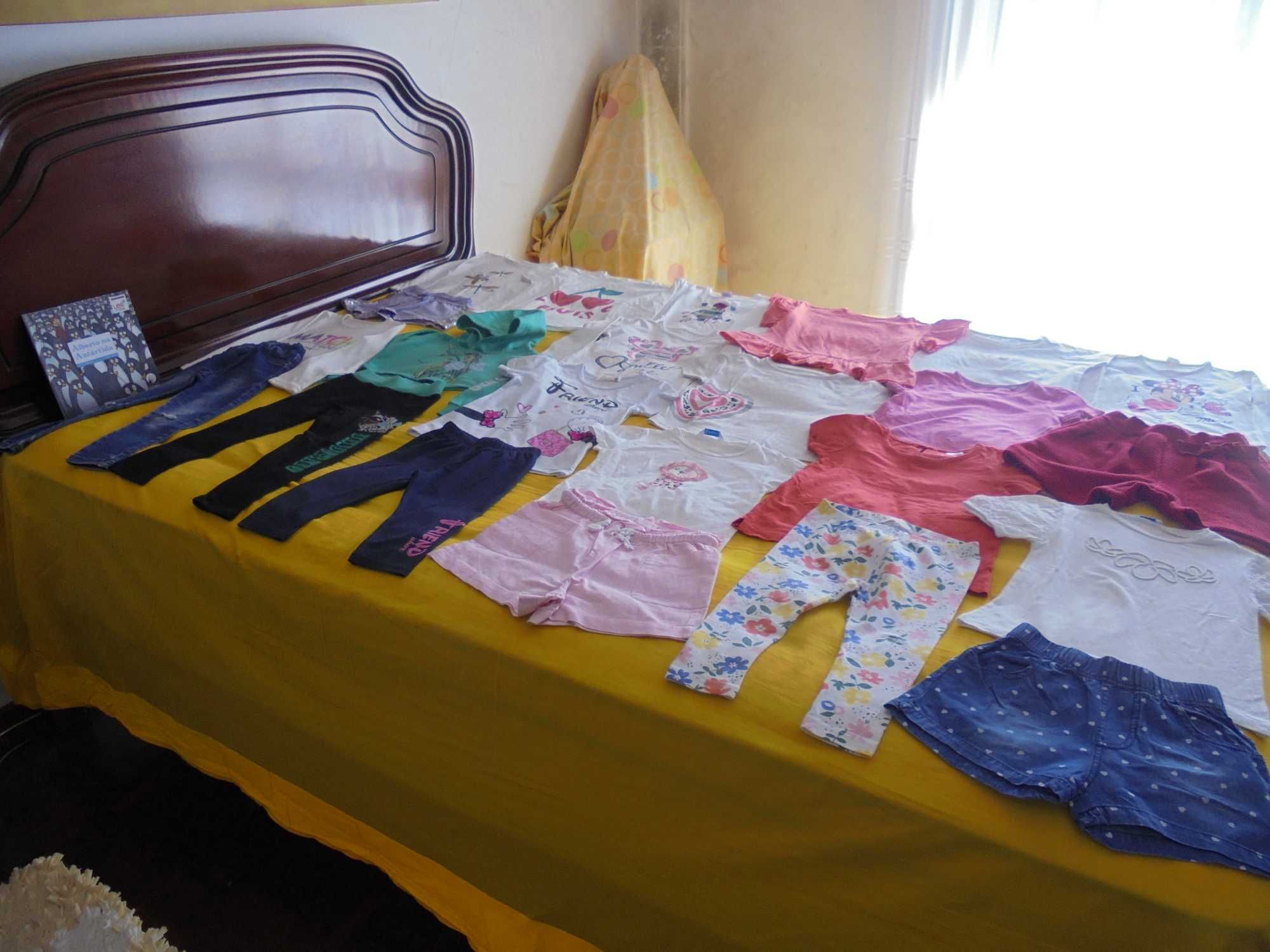 lote de roupa de menina o livro Alberto na Antártida