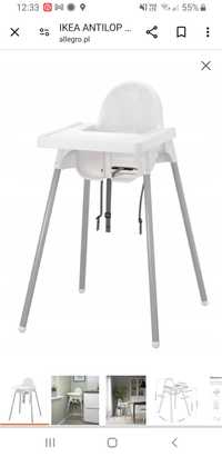 Krzesełko do karmienia Ikea Antilop + tacka
