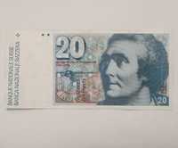 20 швейцарских франков 1986 КМ#55.F