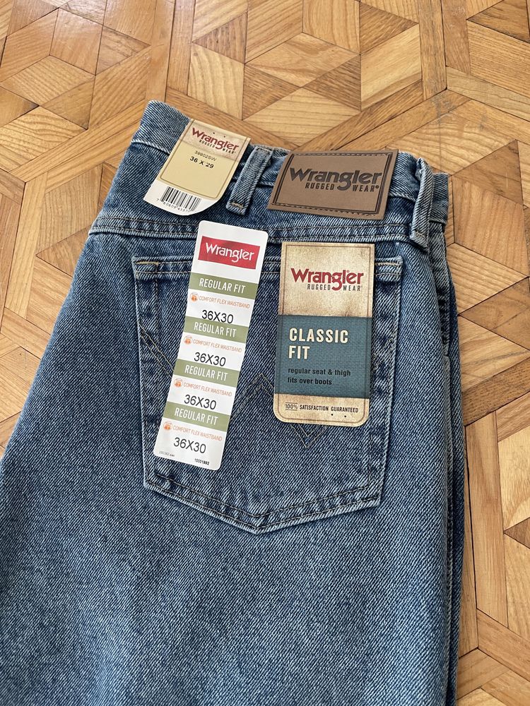Spodnie wrangler Classic fit 36x29 jeansy proste męskie