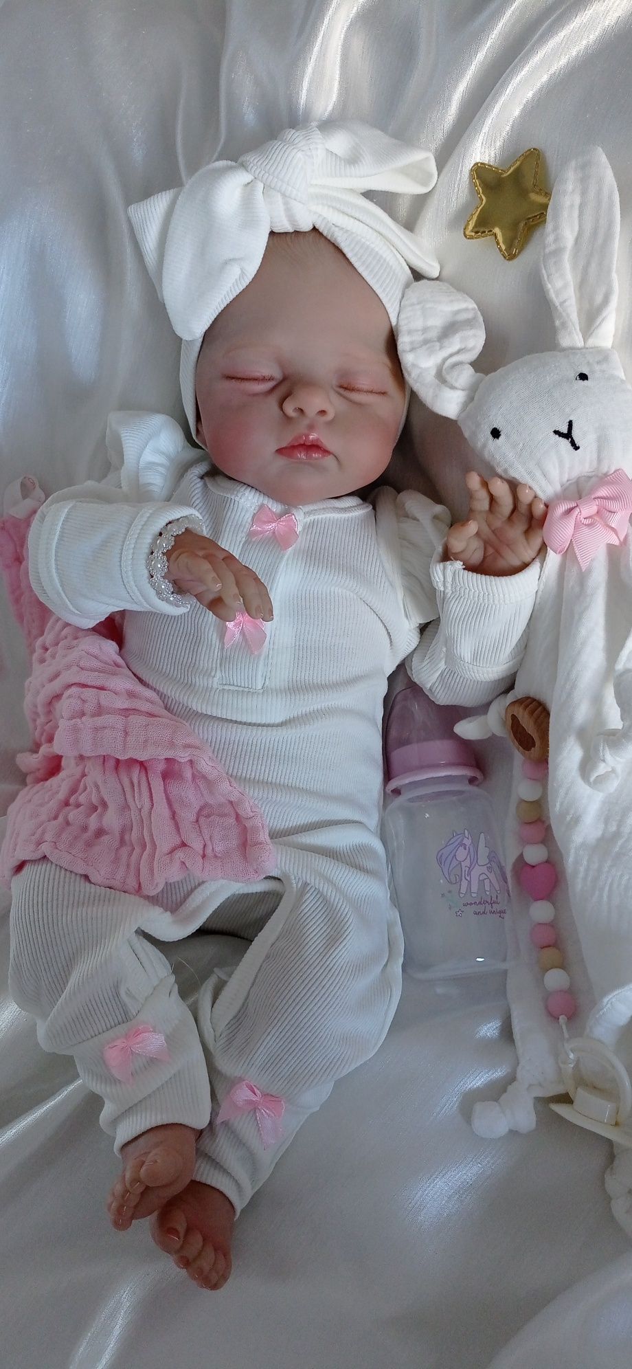 Cudowna lala w typie reborn jak prawdziwe niemowle
