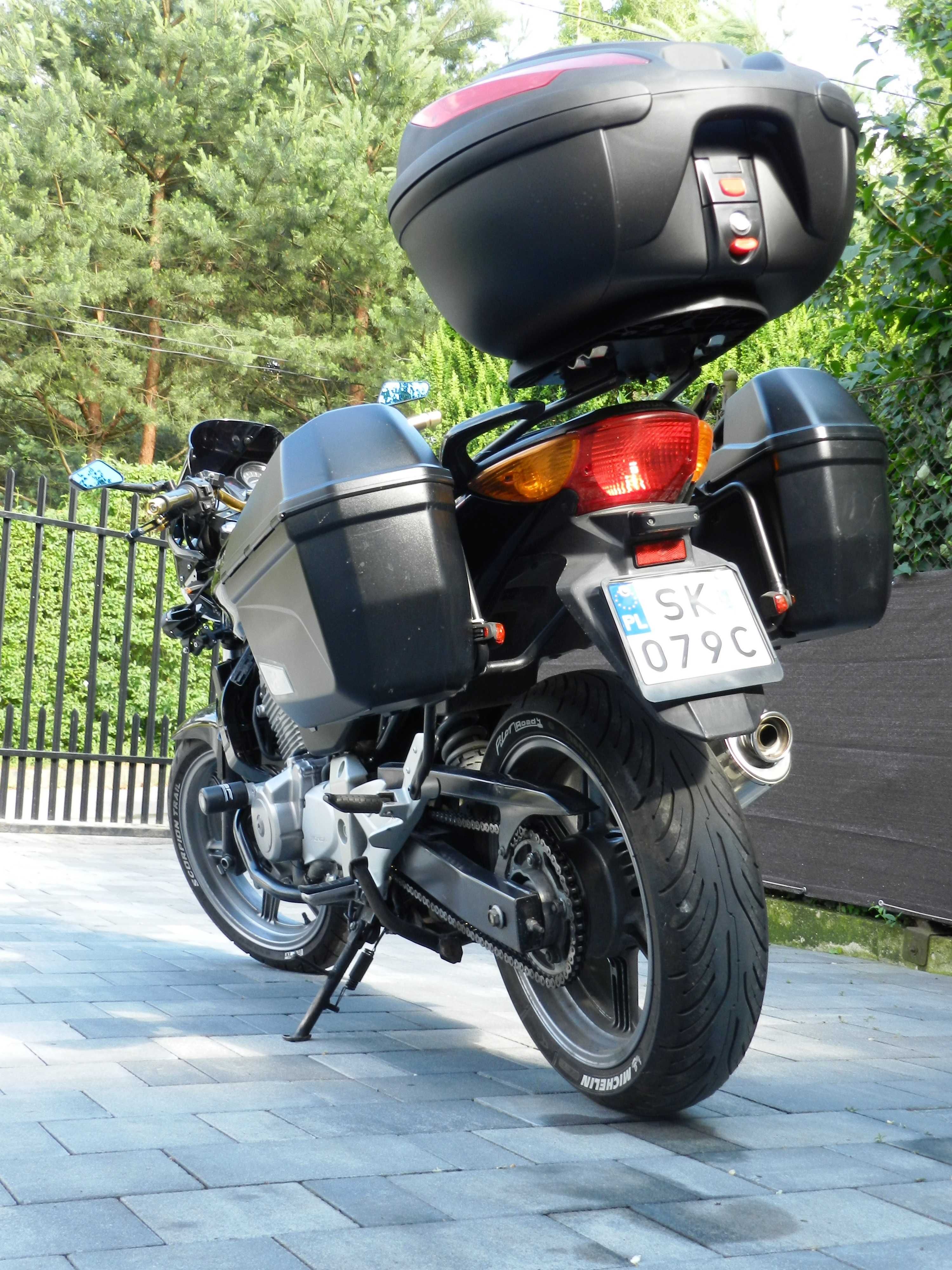 HONDA CBF500- 2007r - Dużo dodatków! LED/KUFRY/DOMINATOR - OC,PT 07/26