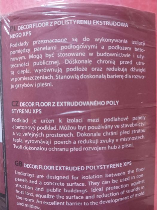Podkład pod panele