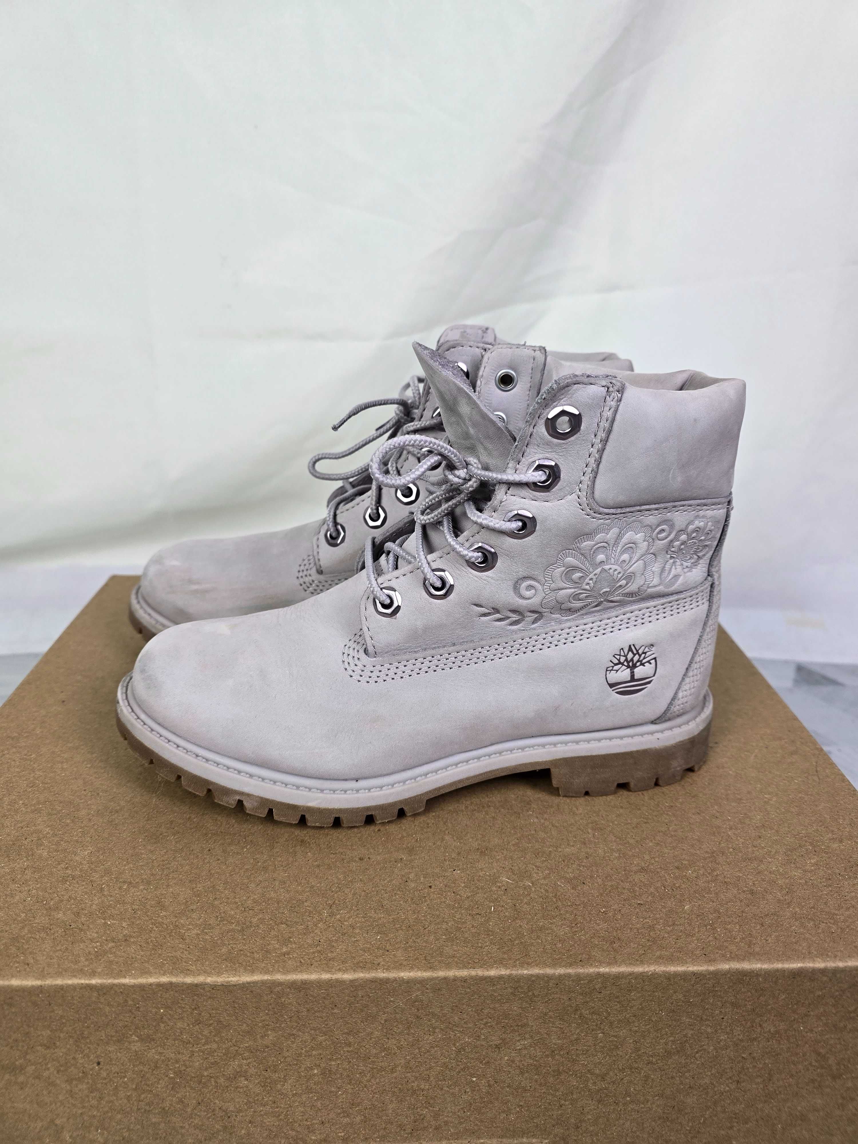 trapery śniegowce liliowe timberland icon colletction 6 premium