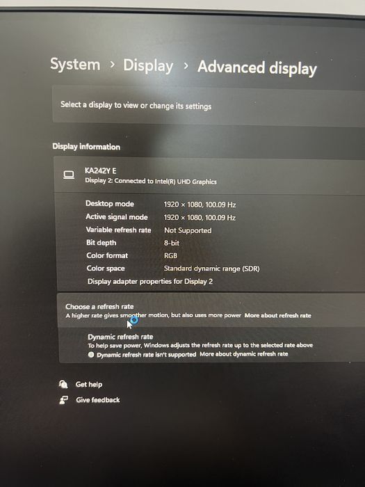 Acer monitor ka242y
