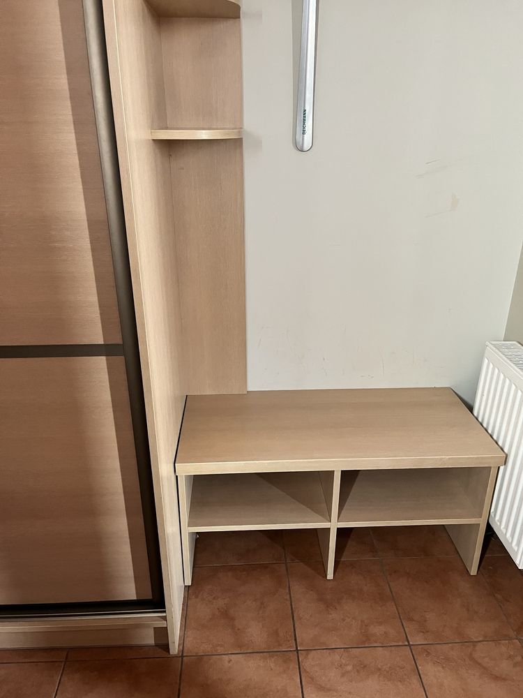 Szafa przesuwna + szafki