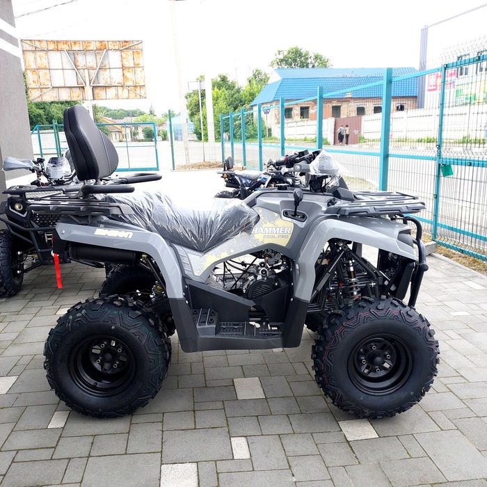 Квадроцикл MIKILON HAMMER 200L, 16 к.с., сірий, доставка, гарантія