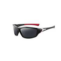 Okulary Sport POLARIZED BLACK - RED+Silver UV+400