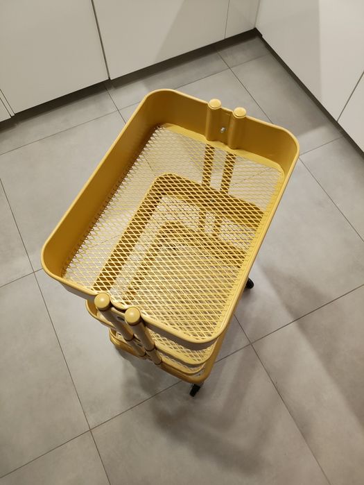 Rezerwacja - Wózek raskog żółty IKEA