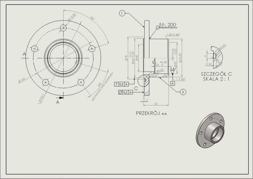 Konstruktor CAD, projektowanie maszyn, SolidWorks, współpraca