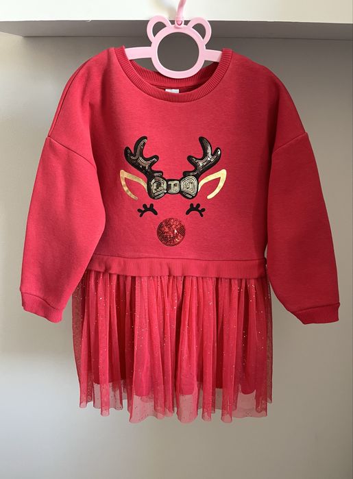 Сукня світшот з оленятком