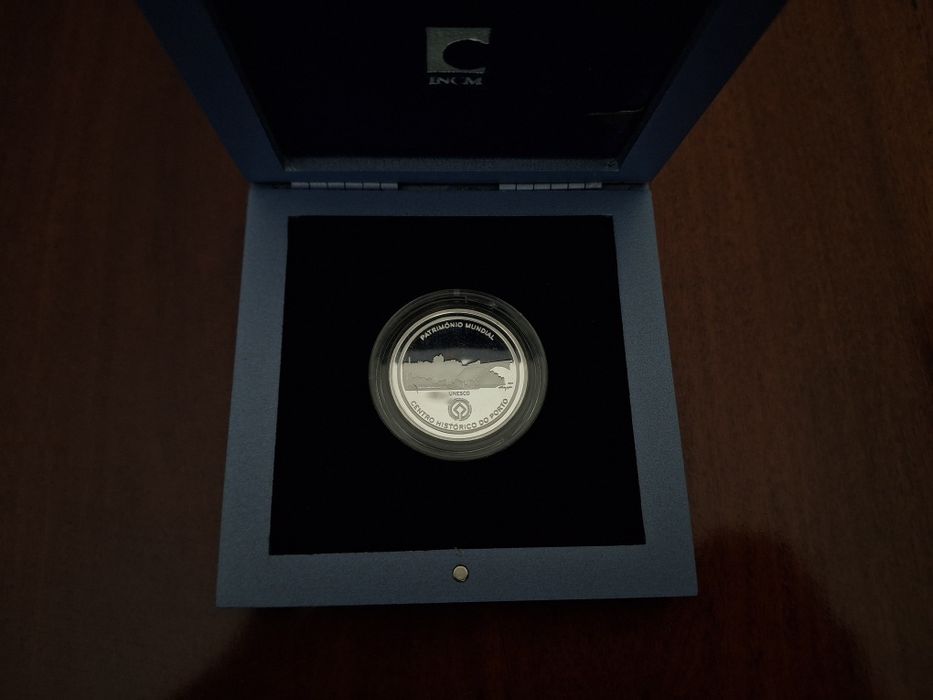 Moeda Prata Proof Centro Histórico do Porto