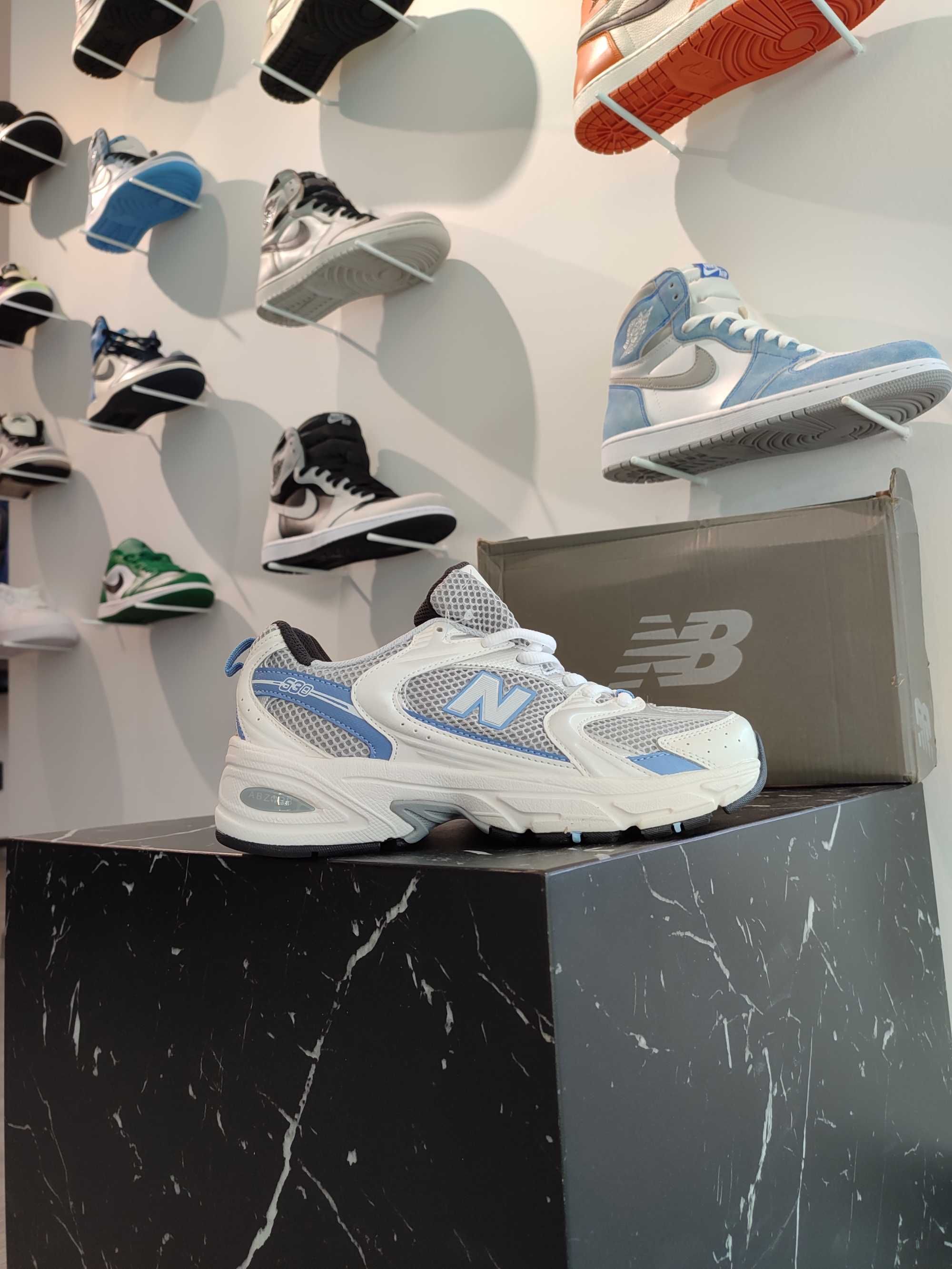 Кросівки NEW BALANCE 530 White & Blue Mr530kc