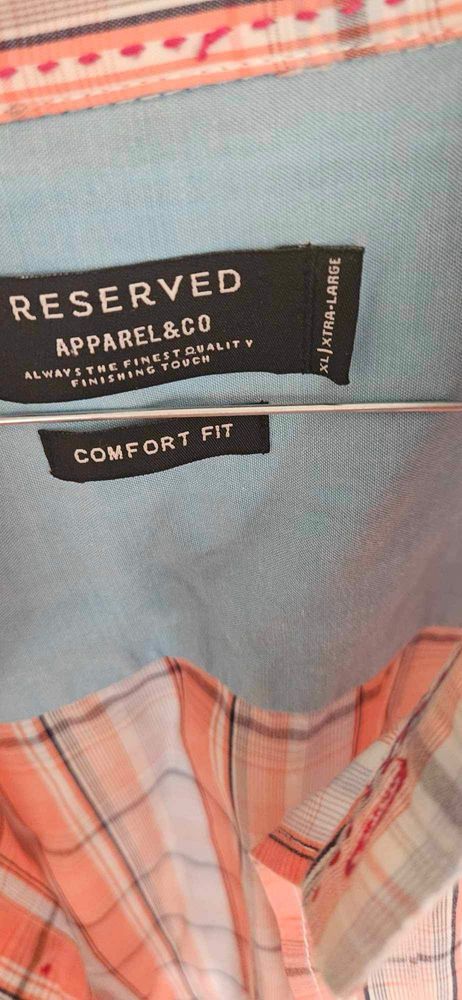 Koszula męska Reserved w kratkę comfort fit XL
