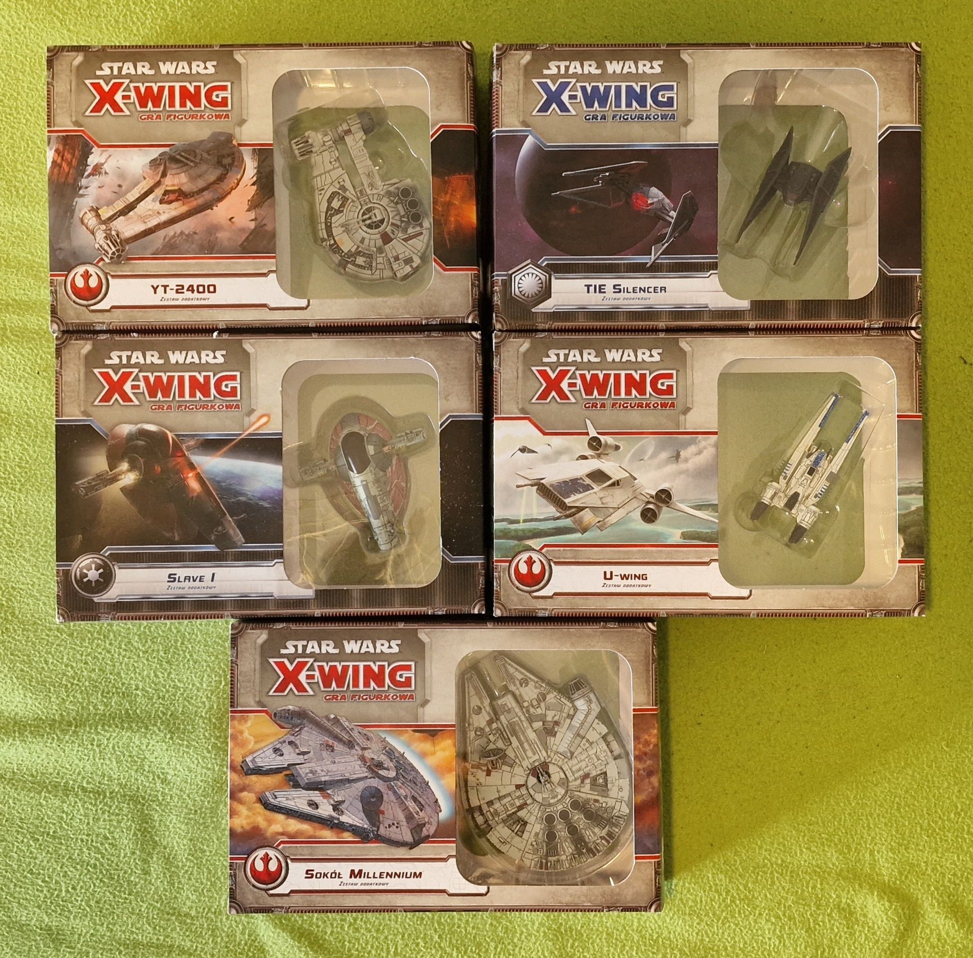 Star wars  x-wing 1.0 PL - duży zestaw z dodatkami