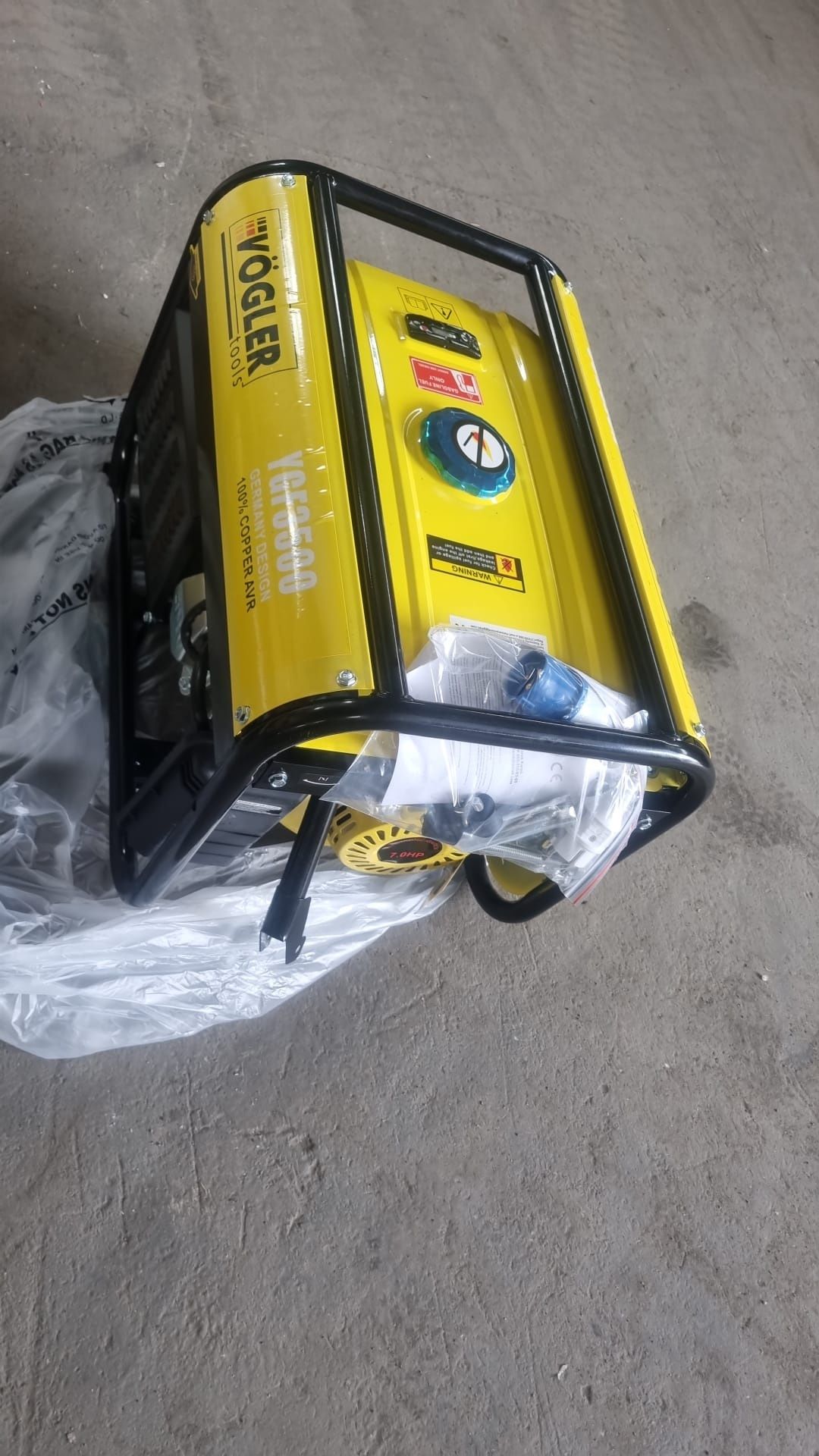 Agregat prądotwórczy VÖGLER GmbH 2,9 KVA miedź, 1 fazowy, generator
