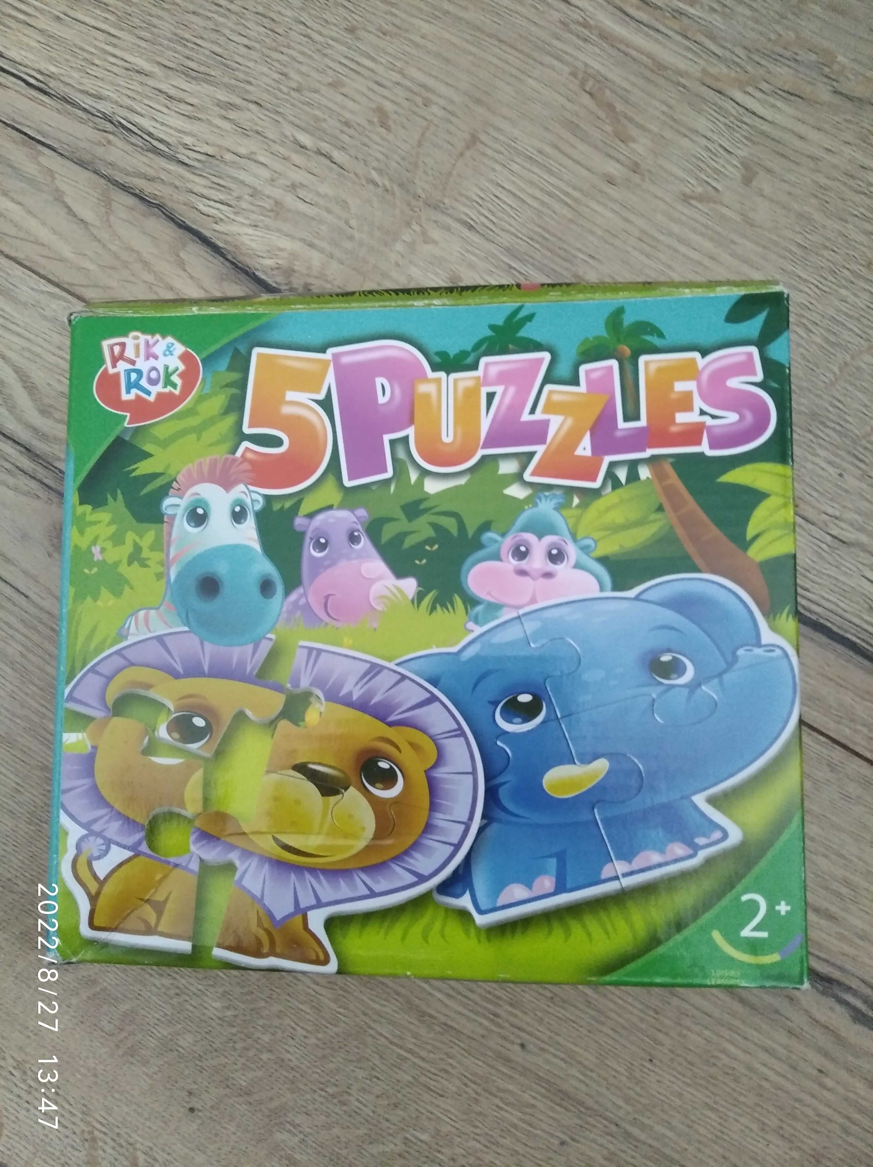 Puzzle zestaw i zegar