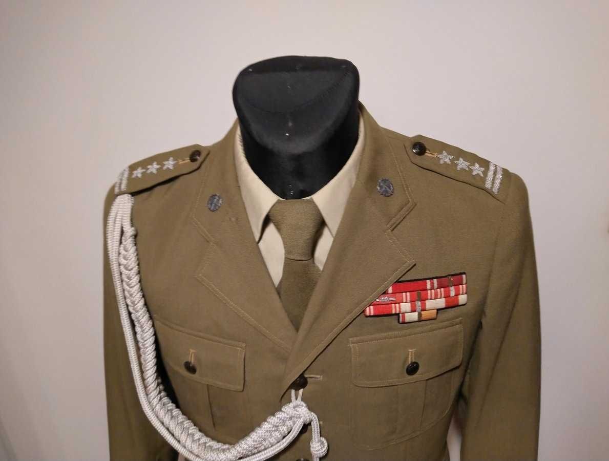 Kurtka munduru galowego pułkownika LWP materiał tropik baretki odznacz