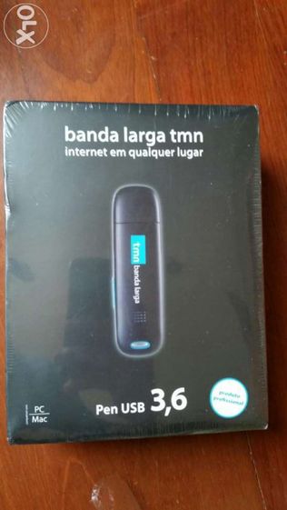 Pen banda larga TMN 3,6 mb/s nova na caixa, por abrir