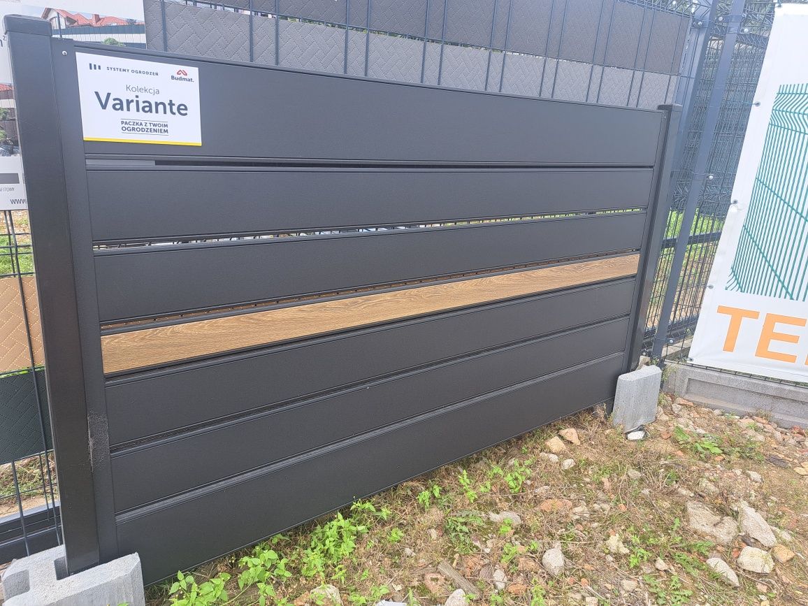 Brama dwuskrzydłowa h-150cm x400 cm ,panel fi 4 mm malowana