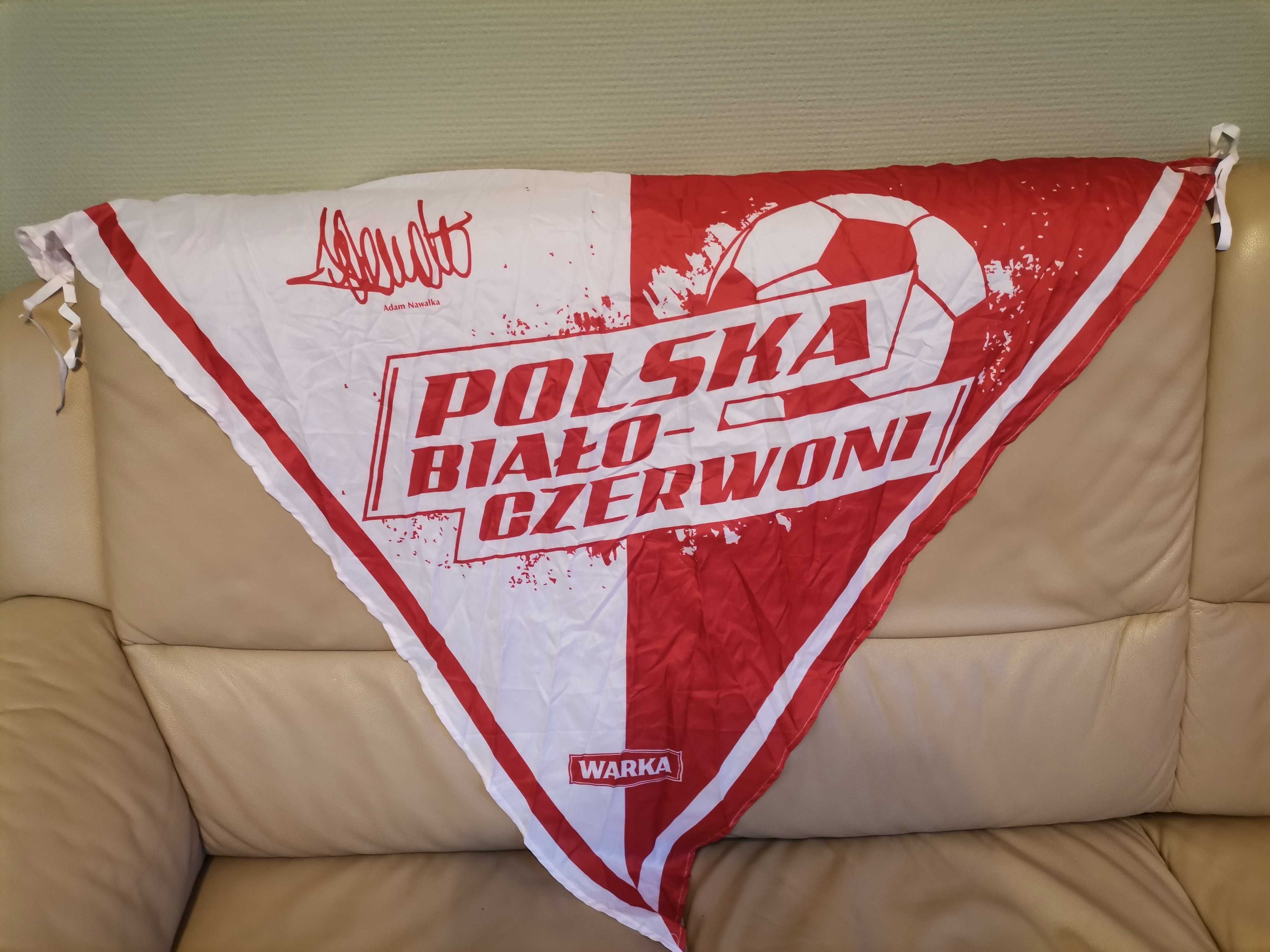 Warka Chusta Kibica POLSKA Biało - Czerwoni