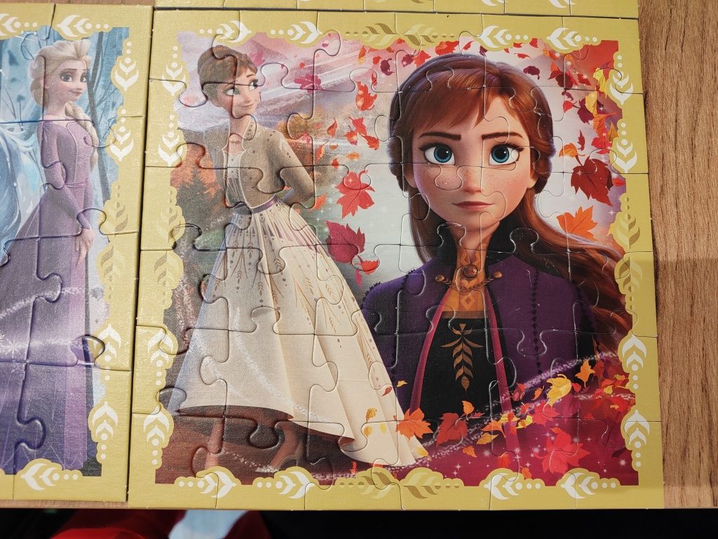 Puzzle 3w1 Kraina Lodu Frozen