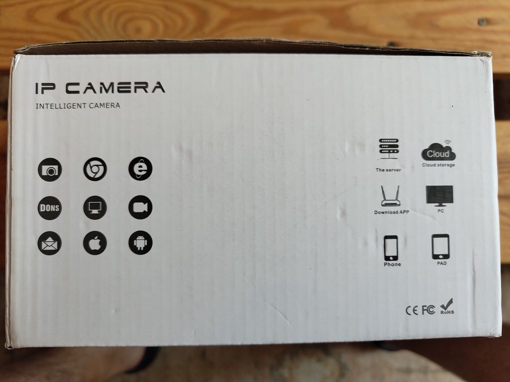 Câmara IP exterior nova
