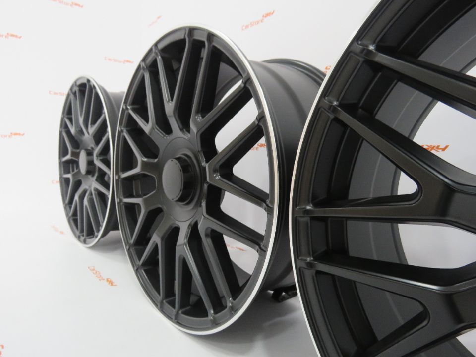 Jantes Look Mercedes Amg 19 x 8.5 et42 5x112 Preto + Polido
