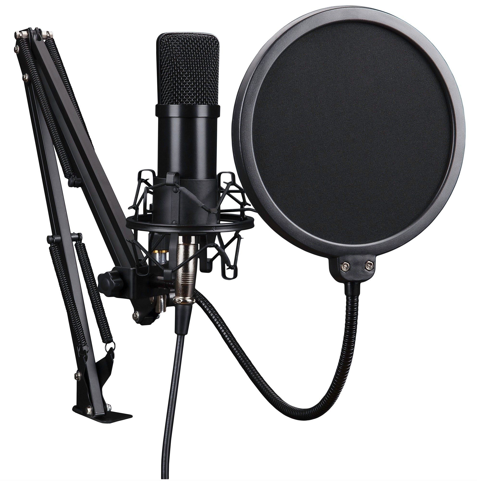 Mikrofon MAD DOG Pro GMC301 streamingowy uchwyt 360 stopni filtr POP s