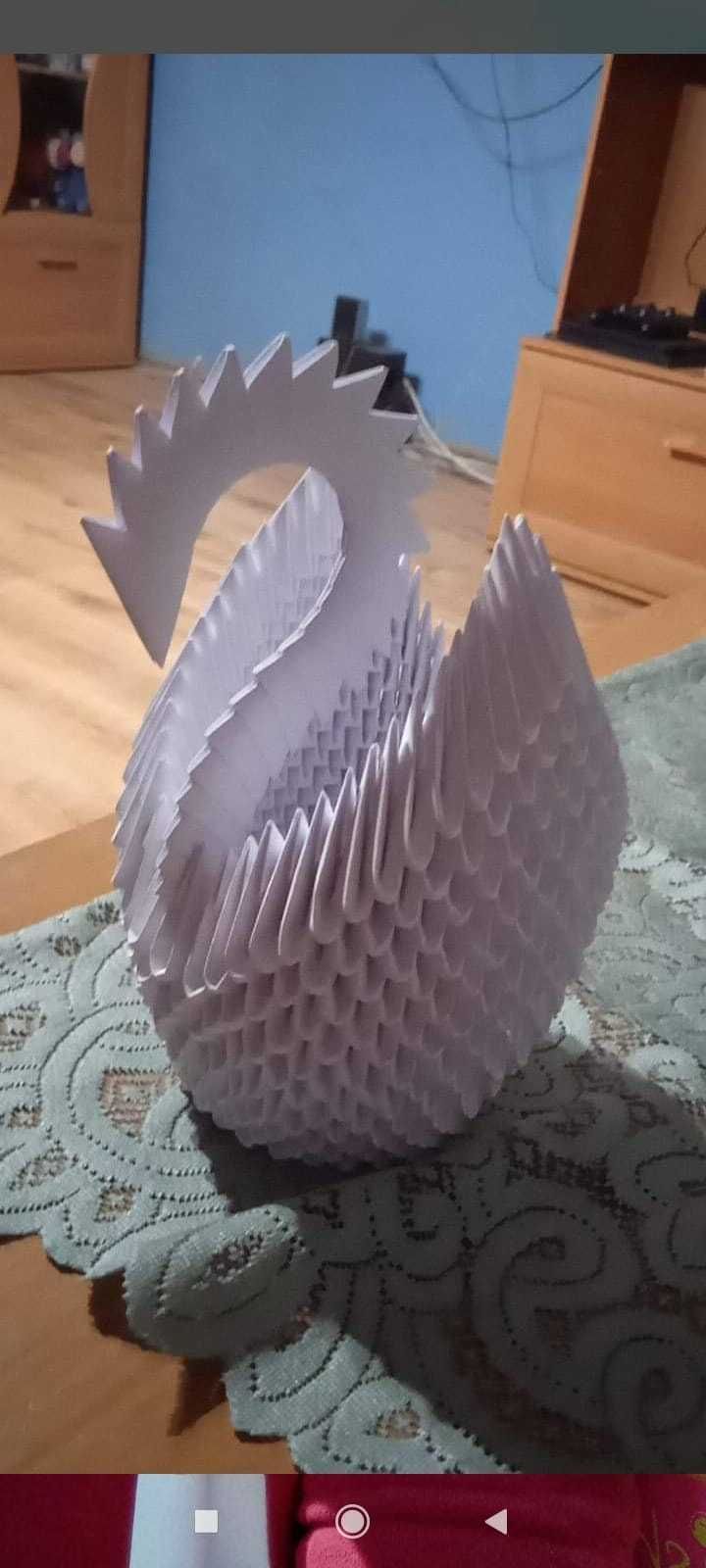 Łabedź z origami