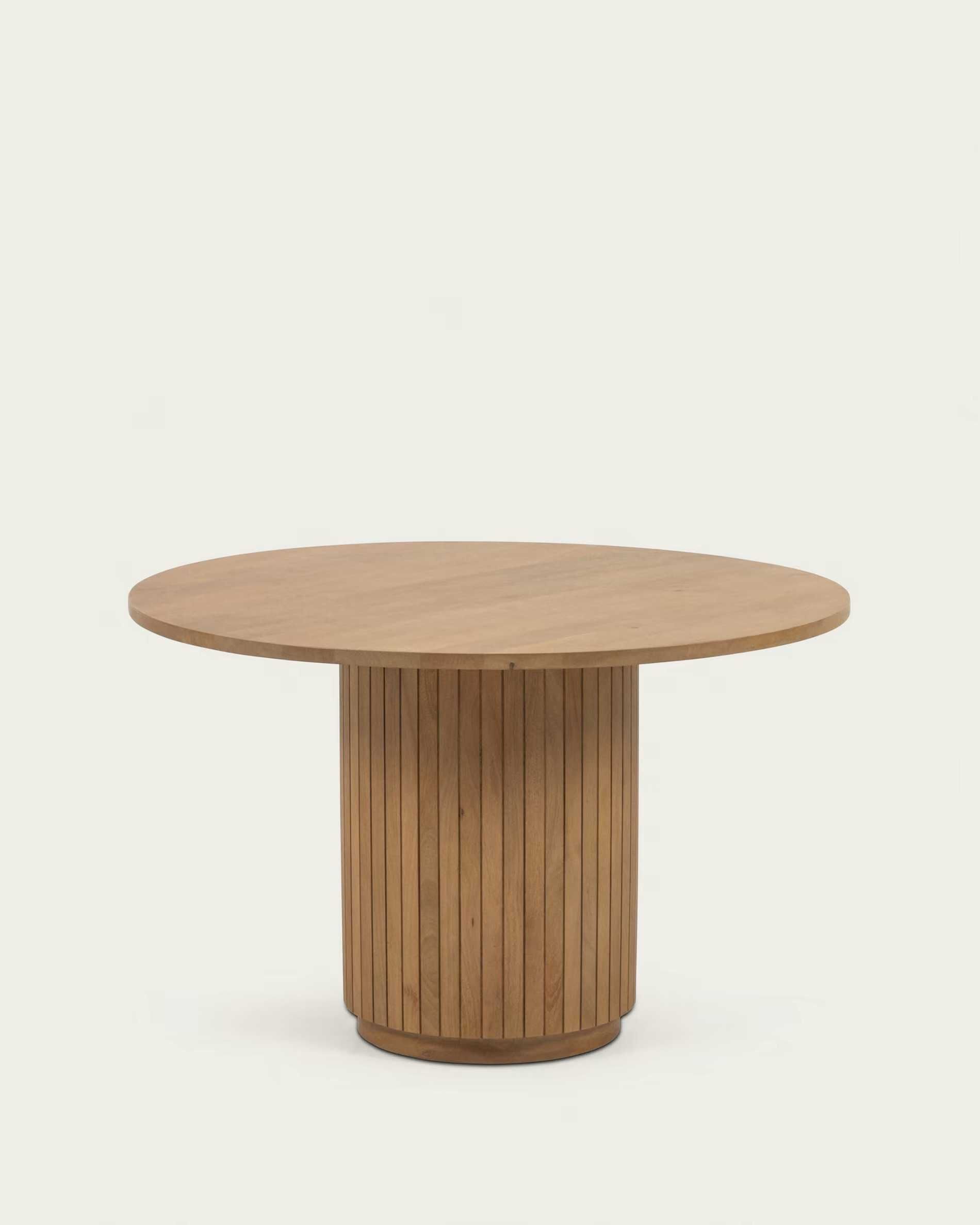 Blat od stołu z litego drewna - Kavehome - 120 cm średnica