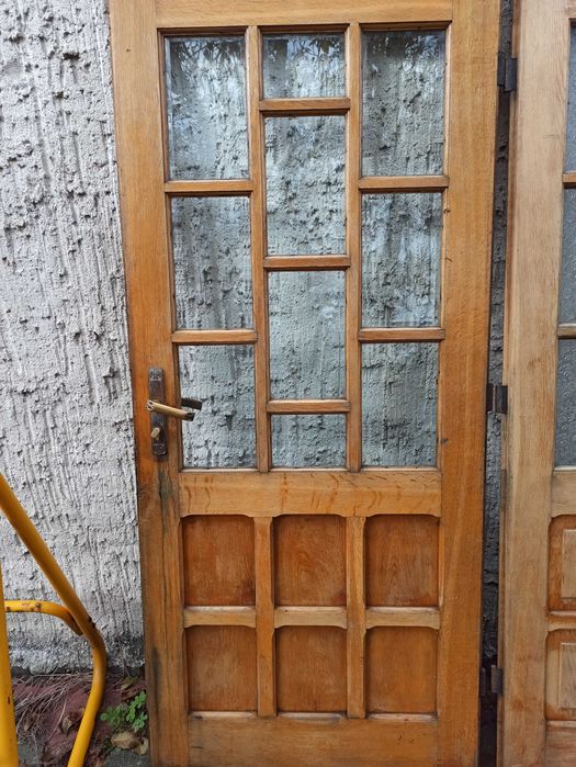 Drzwi dębowe trzy sztuki