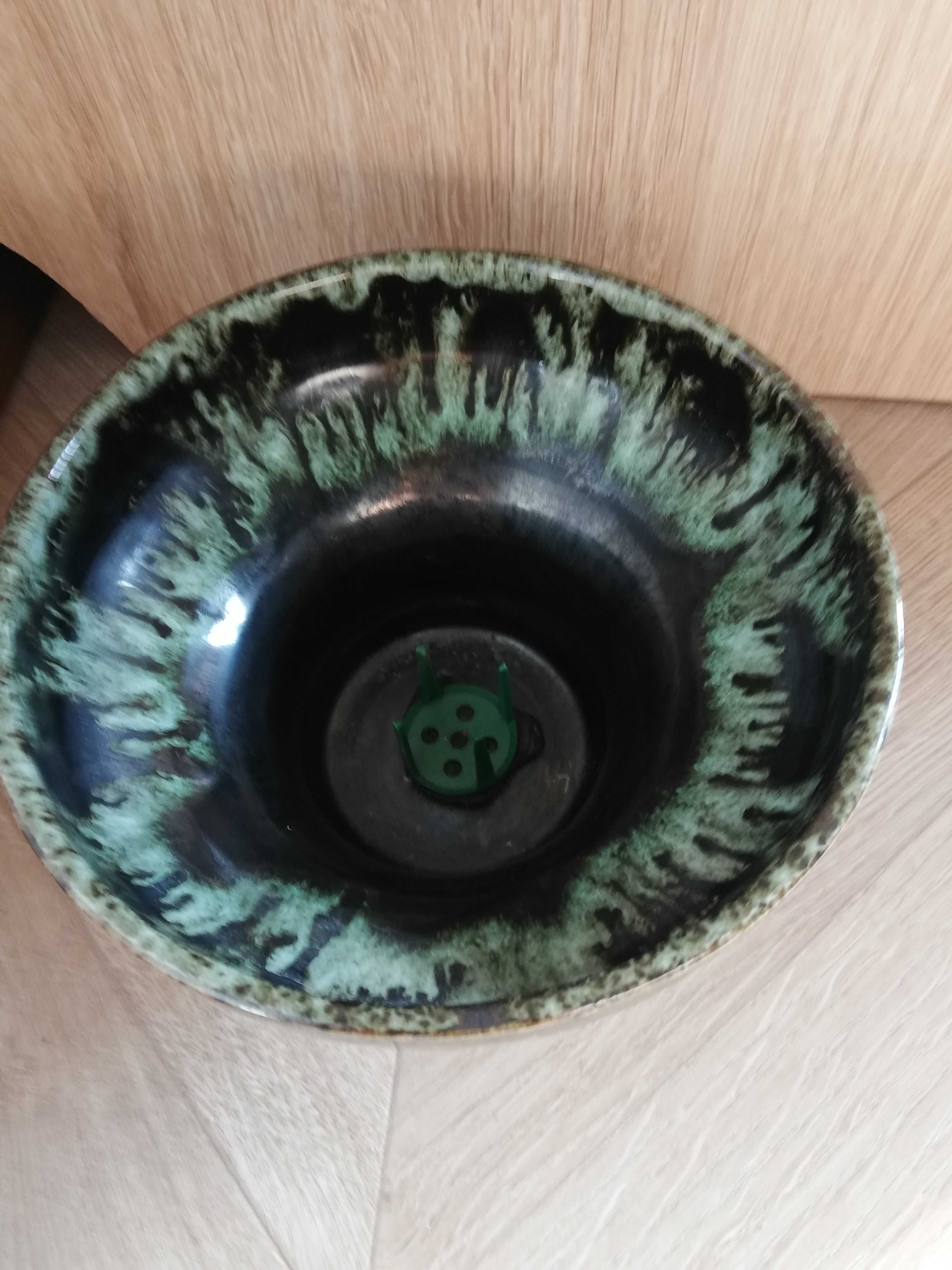 Ceramiczne naczynie misa na kwiaty ikebana