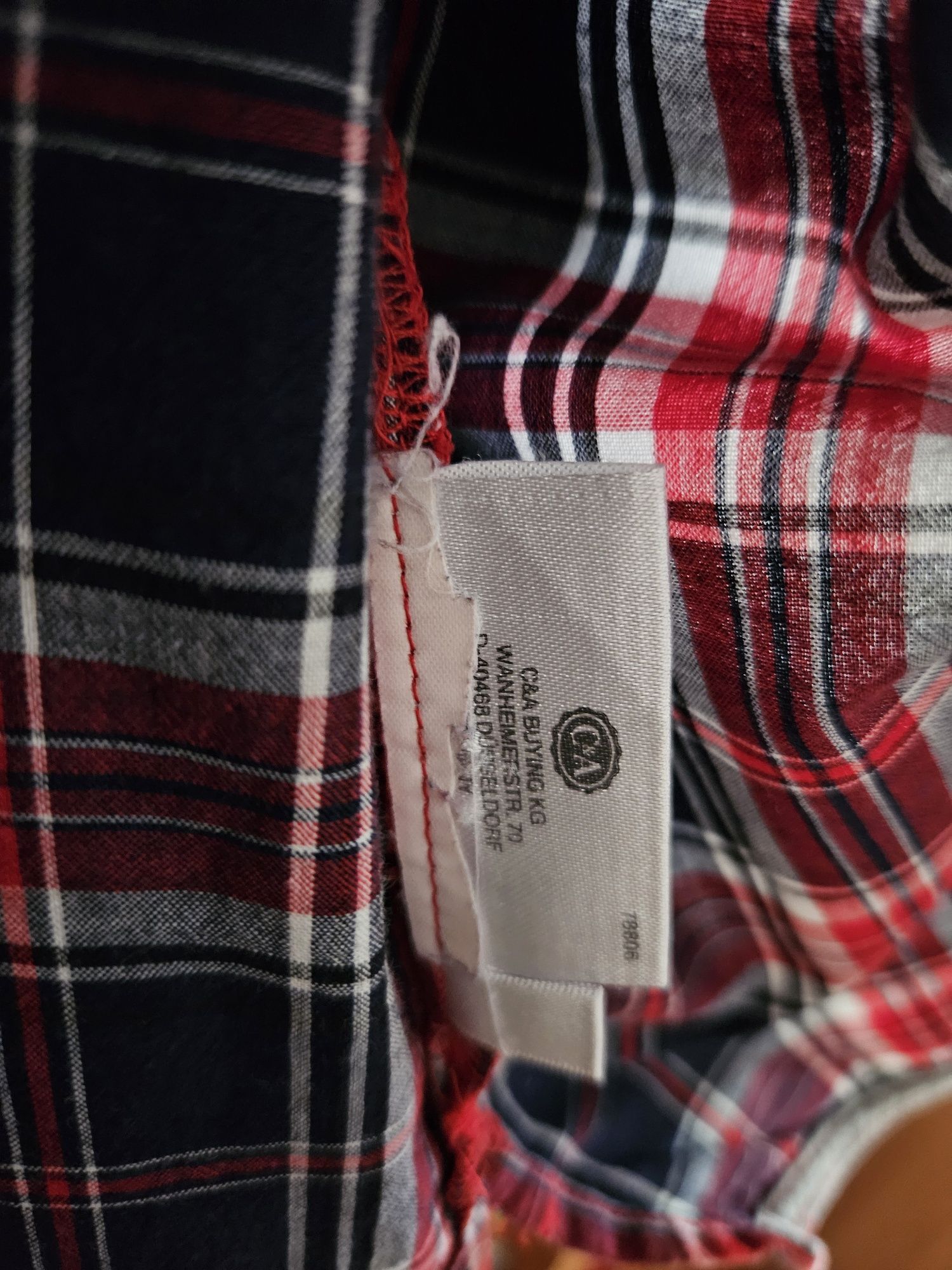 Camisa padrão xadrez C&A tamanho L