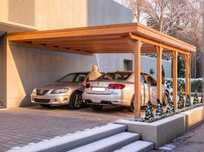 Wiata zadaszenie CARPORT SIDE II - 600x600 cm